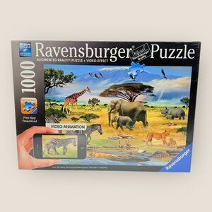 Ravensburger 1000 Piece Premium Puzzle Animals of Africa 27 x 20 New Sealed